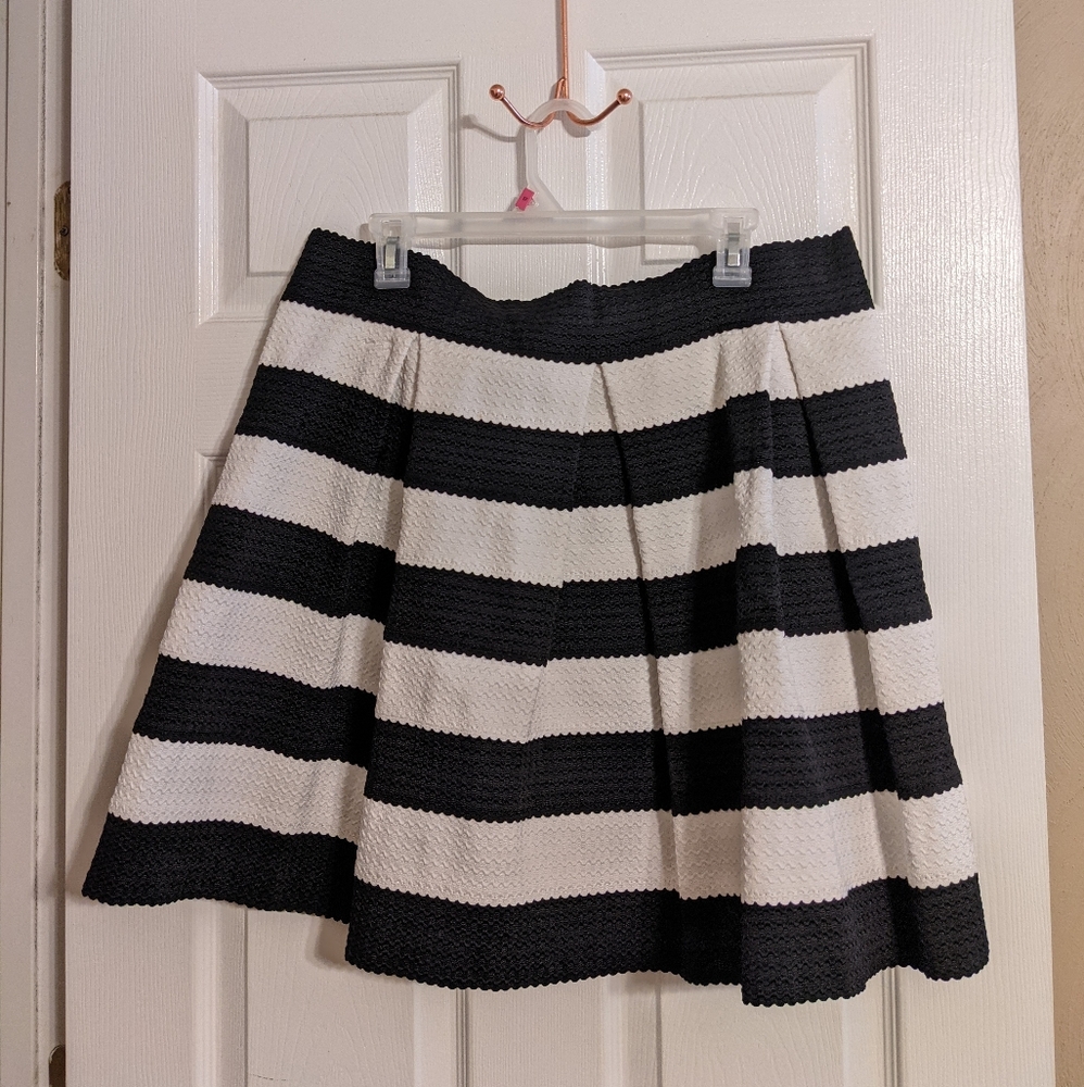 Striped Puff Skirt